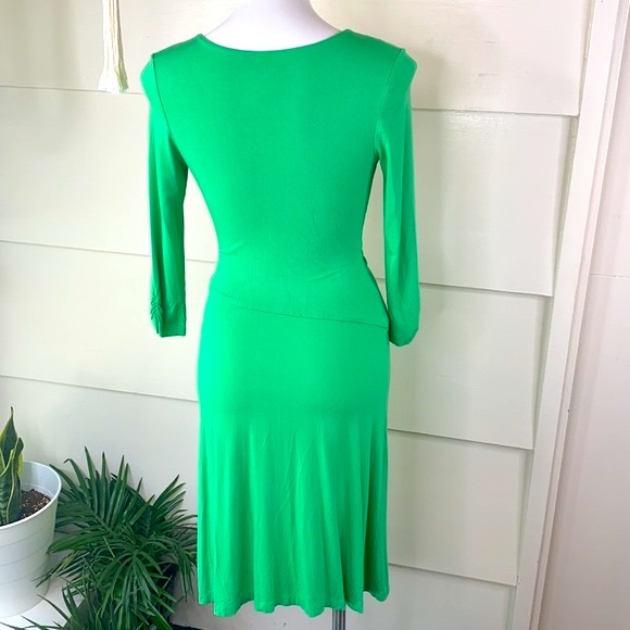 Lilly Pulitzer Green MIDI Long Sleeve Dress XS - Picture 9 of 15